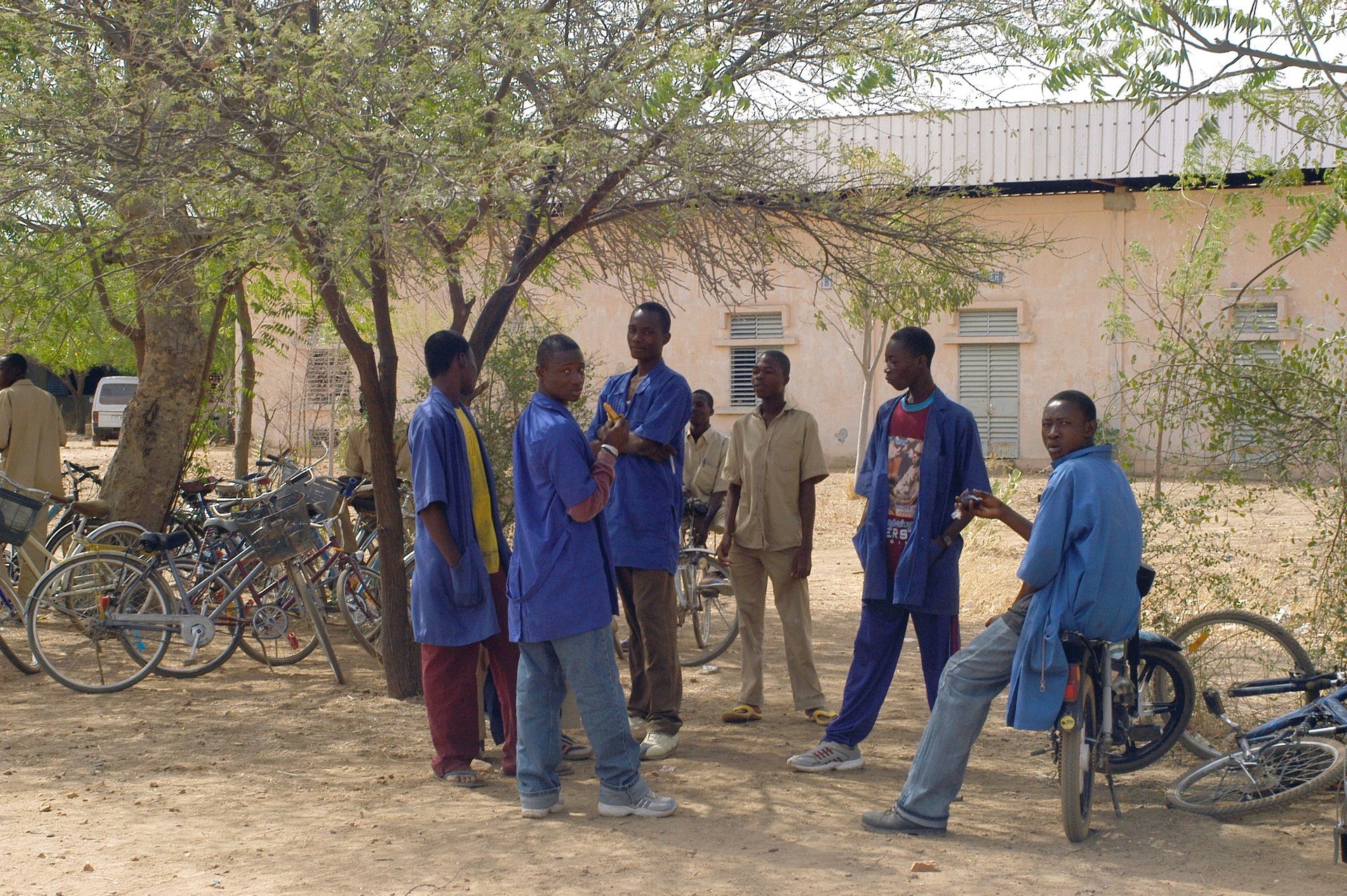 schoolboys in Burkina Faso